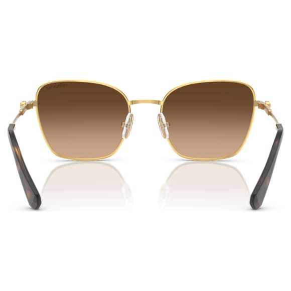 แว่นกันแดด, ทรงเหลี่ยม, SK7029, โทนสีทอง - Swarovski, 5706557