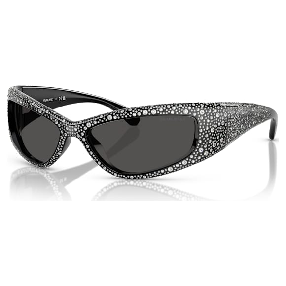 Lunettes de soleil, SK6027, Noires - Swarovski, 5706558
