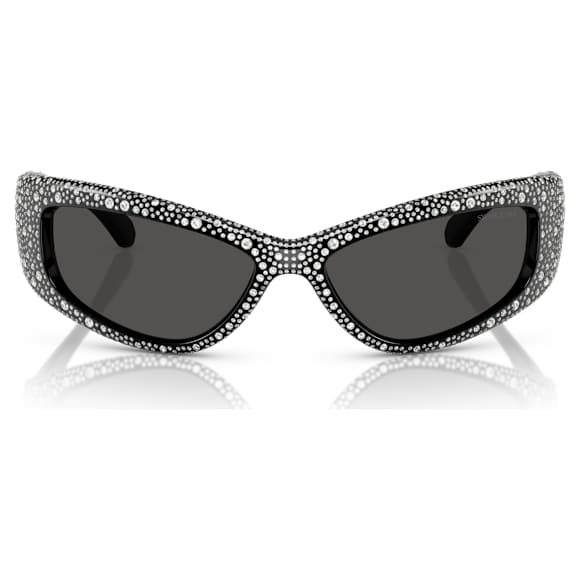 Sončna očala, Oblika maske, SK6027, Črna - Swarovski, 5706558