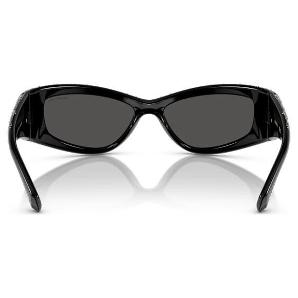Ochelari de soare, Formă de mască, SK6027, Negri - Swarovski, 5706558