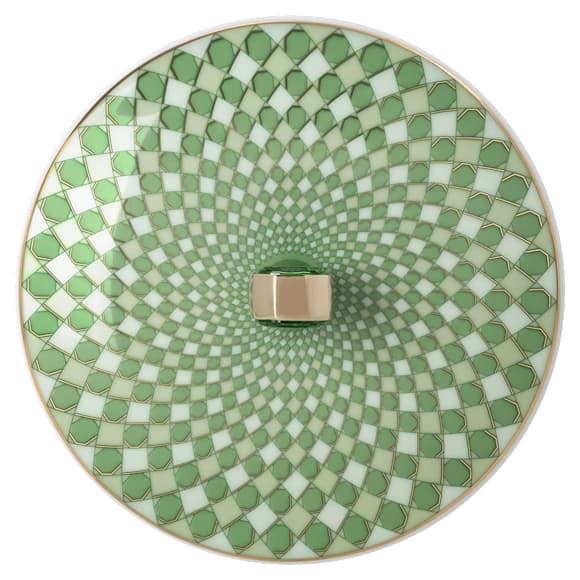 Signum box, Porcelain, Green - Swarovski, 5706893
