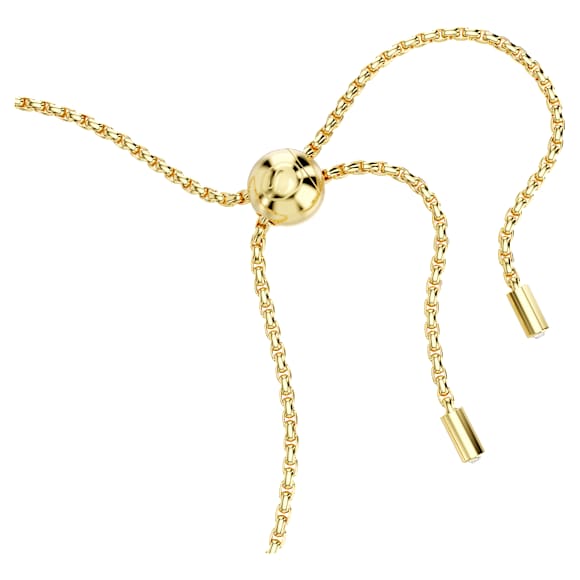 Matrix bracelet, Pear cut, Pink, Gold-tone plated - Swarovski, 5707187