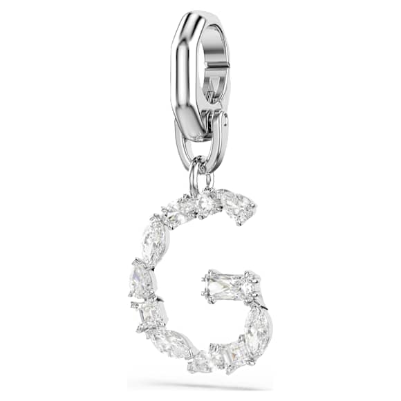 Charm Symbolica, G, Blanc, Métal rhodié - Swarovski, 5707219