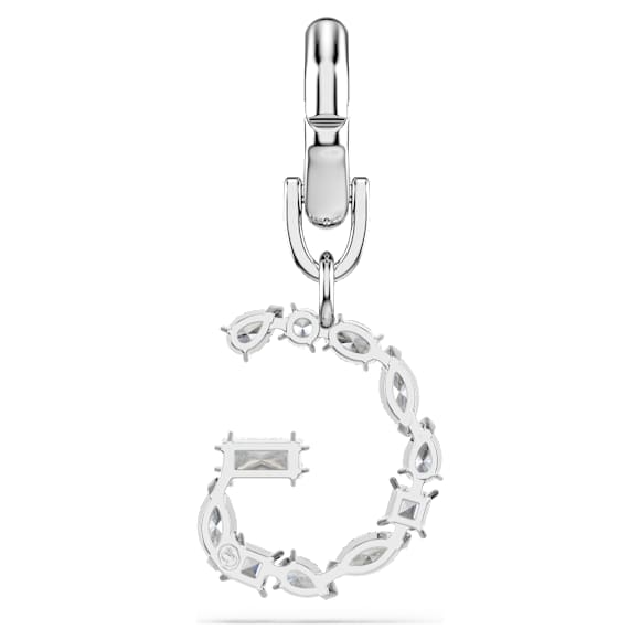 Charm Symbolica, G, Blanc, Métal rhodié - Swarovski, 5707219