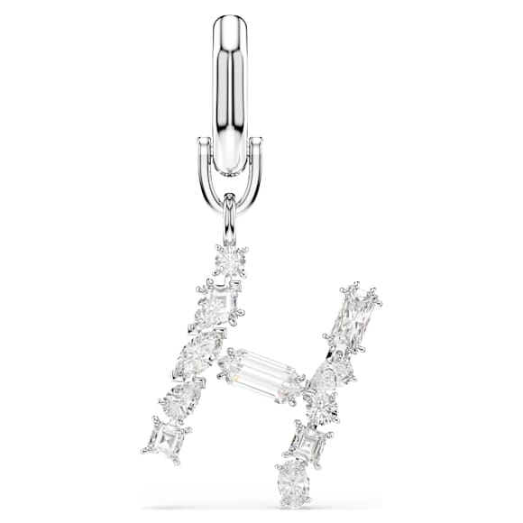 Symbolica Charm, H, Weiß, Rhodiniert - Swarovski, 5707224