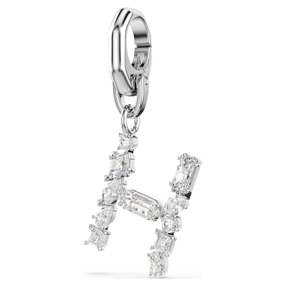Symbolica Charm, H, Weiß, Rhodiniert - Swarovski, 5707224
