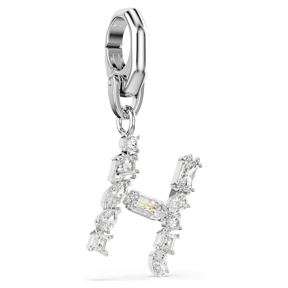 Symbolica Charm, H, Weiß, Rhodiniert - Swarovski, 5707224
