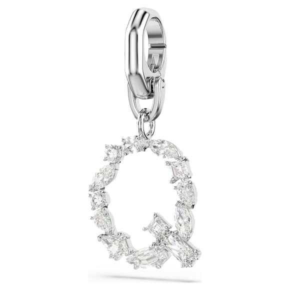 Symbolica Charm, Q, Weiß, Rhodiniert - Swarovski, 5707281