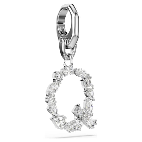 Symbolica Charm, Q, Weiß, Rhodiniert - Swarovski, 5707281