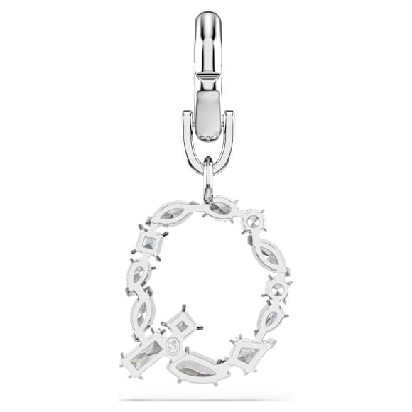 Symbolica Charm, Q, Weiß, Rhodiniert - Swarovski, 5707281