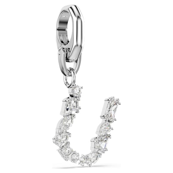 Symbolica Charm, U, Weiß, Rhodiniert - Swarovski, 5707284