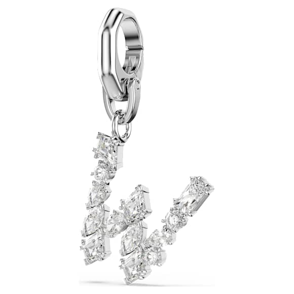 Charm Symbolica, W, Blanc, Métal rhodié - Swarovski, 5707286