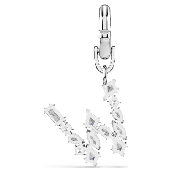 Charm Symbolica, W, Blanc, Métal rhodié - Swarovski, 5707286