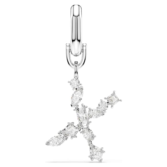 Symbolica Charm, X, Weiß, Rhodiniert - Swarovski, 5707288