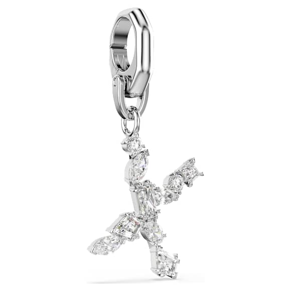 Charm Symbolica, X, Blanc, Métal rhodié - Swarovski, 5707288