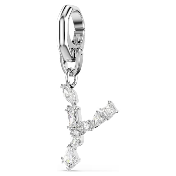 Symbolica Charm, Y, Weiß, Rhodiniert - Swarovski, 5707289