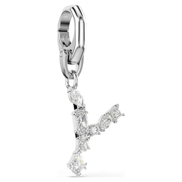 Symbolica Charm, Y, Weiß, Rhodiniert - Swarovski, 5707289