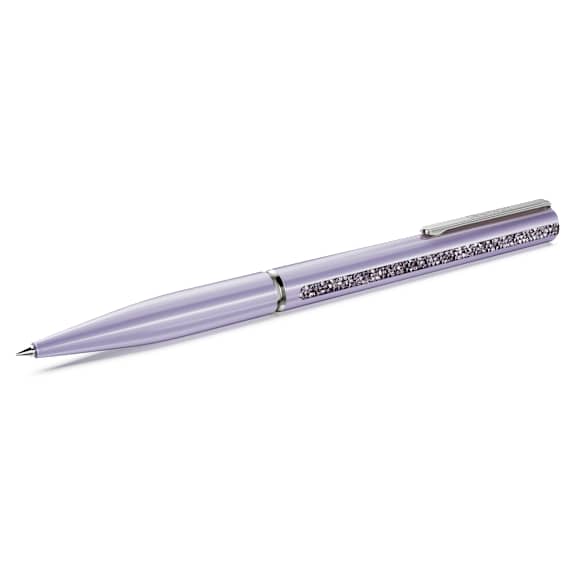 Crystal Shimmer Glide ballpoint pen, Purple, Purple lacquered, Chrome plated - Swarovski, 5707707