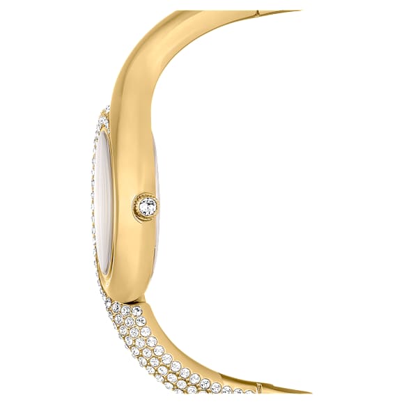 Dextera Asymmetric นาฬิกา, Swiss Made, สร้อยข้อมือโลหะ, โทนสีทอง, เคลือบโทนสีทอง - Swarovski, 5708030
