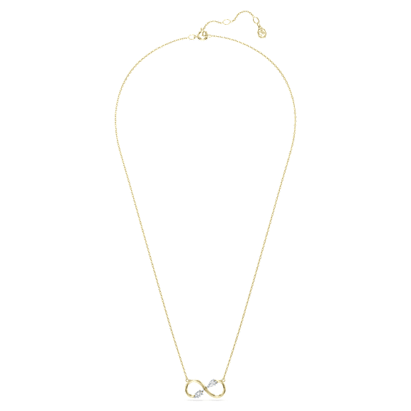 Eternity pendant, Lab-grown diamonds 0.35 ct tw, Mixed shapes, 14K yellow gold - Swarovski, 5708039