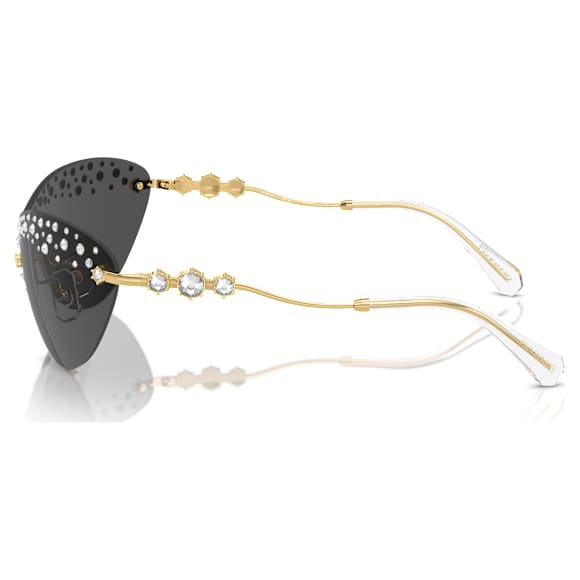 Occhiali da sole, Mascherina, Neri - Swarovski, 5708680