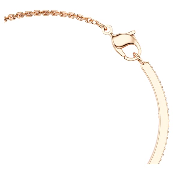 Snake 手镯, 混合切割, 蛇年, 红色, 玫瑰金色饰面 - Swarovski, 5709088