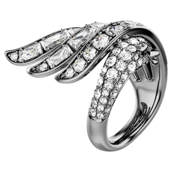 The Vienna Collection Yüzük, Kuğu, Beyaz, Rutenyum kaplama - Swarovski, 5709285