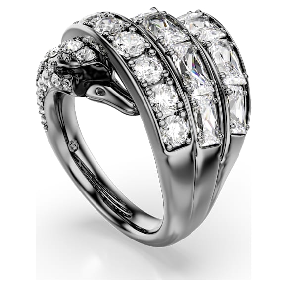 The Vienna Collection gyűrű, Hattyú, Fehér, Ruténium bevonattal - Swarovski, 5709285