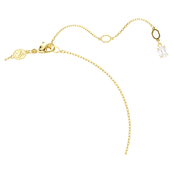 Idyllia pendant, Mixed cuts, Shell, Green, Gold-tone plated - Swarovski, 5709377