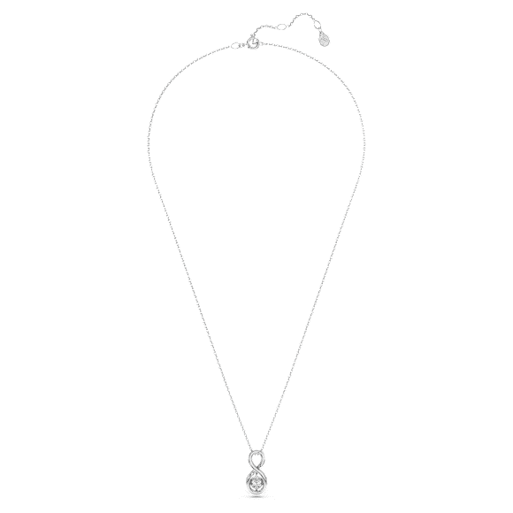 Eternity Anhänger, Im Labor gezüchtete Diamanten 0,33 ct tw, Tropfenform, Unendlichkeit, 18K Weißgold - Swarovski, 5709797