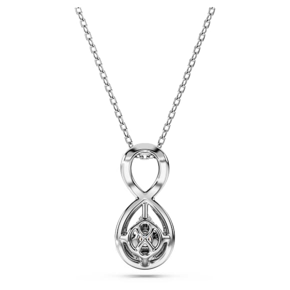 Eternity Anhänger, Im Labor gezüchtete Diamanten 0,33 ct tw, Tropfenform, Unendlichkeit, 18K Weißgold - Swarovski, 5709797