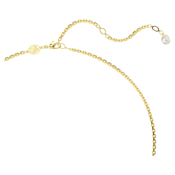 Obesek in broška Idyllia, Mešani rezi, Pavé, Metulj, Večbarvna, V videzu 18-karatnega zlata - Swarovski, 5709951