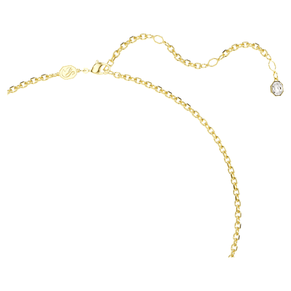 Idyllia pendant and brooch, Mixed cuts, Pavé, Flower, Multicolored, 18K gold finish - Swarovski, 5709952
