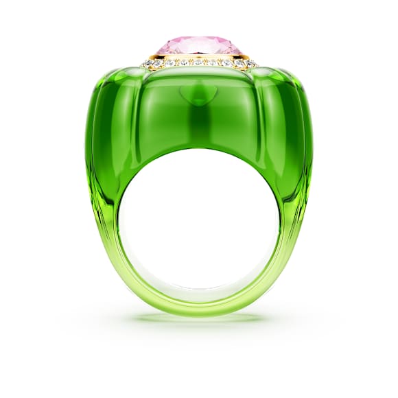 Dulcis cocktail ring, Cushion cut, Pavé, Multicolored - Swarovski, 5709970