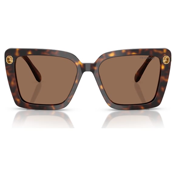 แว่นกันแดด, ทรงเหลี่ยม, SK6032, น้ำตาล - Swarovski, 5710530