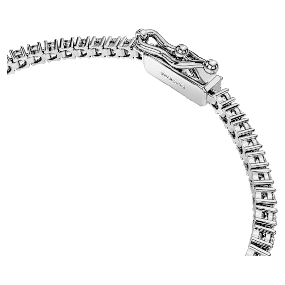 Eternity Tennis bracelet, Lab-grown diamonds 3 ct tw, Round shape, 14K white gold - Swarovski, 5710556