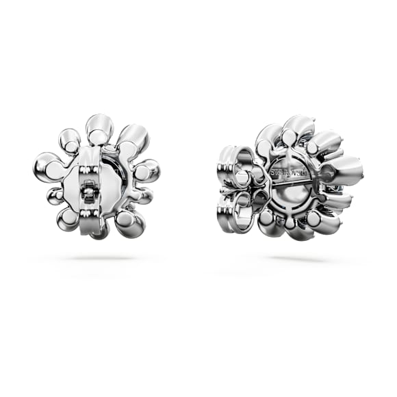 Galaxy stud earrings, Lab-grown diamonds 2.3 ct tw, Round shape, 14K white gold - Swarovski, 5710697