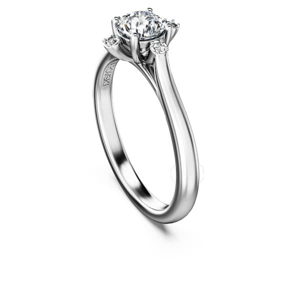 Galaxy ring, Lab-grown diamonds 0.5 ct tw, Round shape, 14K white gold - Swarovski, 5710782