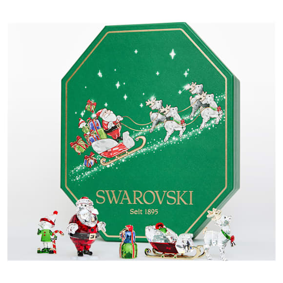 SWAROVSKI　Holiday Cheersサンタクロースボールオーナメント Swarovski Holiday Cheers Tree and Gifts Ball | Swarovski