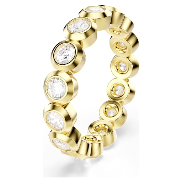 Anel Imber, Lapidação redonda, Branco, Acabamento em ouro de 18 quilates - Swarovski, 5714312