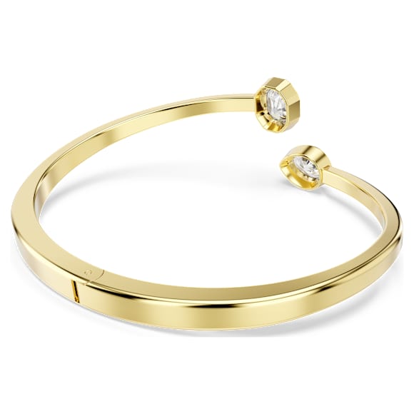 Imber Armband, Blandade slipningar, Vit, 18K guldfinish - Swarovski, 5714315