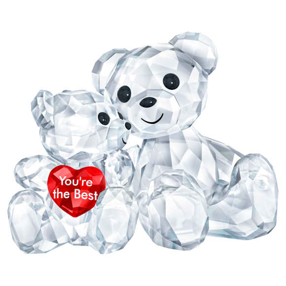 極美品SWAROVSKI KRIS BEAR A LOVELY SURPRISE Kris小熊– 您是最好的| Swarovski