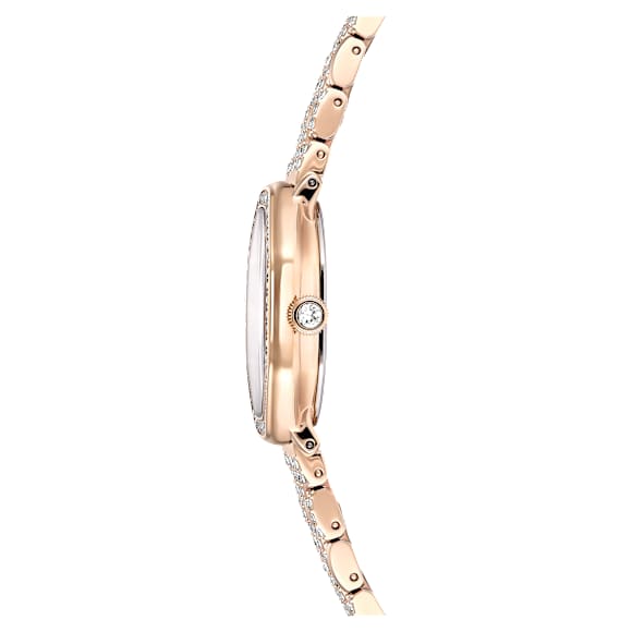 Dextera Octagon 手錶, 瑞士製造, 金屬手鏈, 金色, 玫瑰金色潤飾 - Swarovski, 5715517