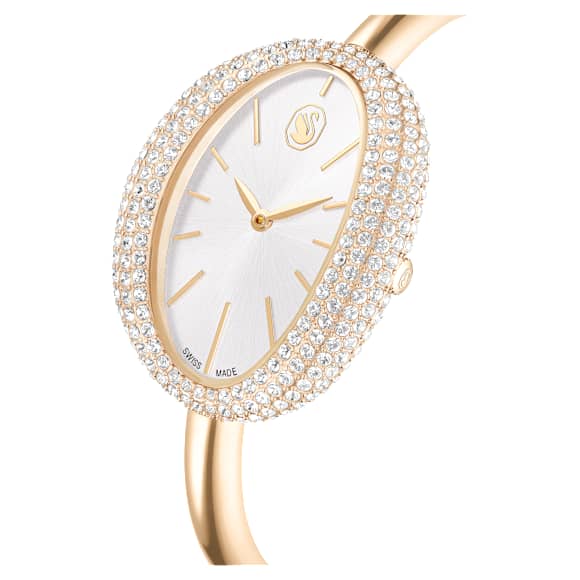 Reloj Imber bangle, Fabricado en Suiza, Brazalete de metal, Tono dorado, Acabado tono oro champán - Swarovski, 5716108