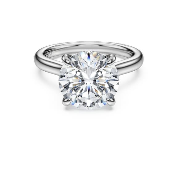 Eternity 솔리테어 링, 랩 그로운 다이아몬드 4ct tw, 라운드 쉐입, 18K 화이트 골드 - Swarovski, 5716145