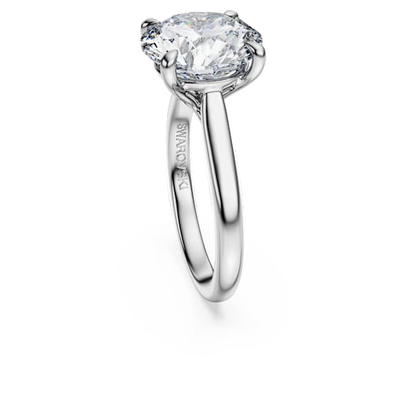 Eternity 单石戒指, 总重 5 克拉培育钻石, 圆形, 18K 金（白色) - Swarovski, 5716169