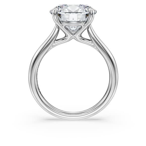 Anel solitário Eternity, Diamantes criados em laboratório 5 ct tw, Modelo redondo, Ouro branco de 18 quilates - Swarovski, 5716171