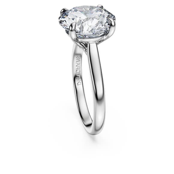 Eternity 单石戒指, 总重 6 克拉培育钻石, 圆形, 18K 金（白色) - Swarovski, 5716193