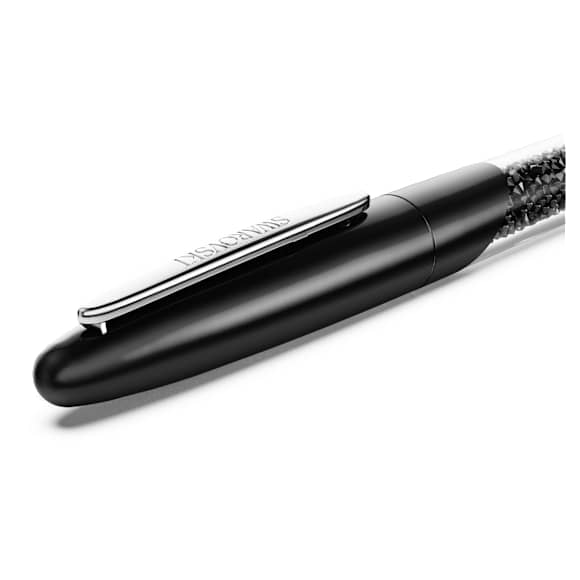 Crystalline Nova rollerball pen, Black, Chrome plated - Swarovski, 5717137
