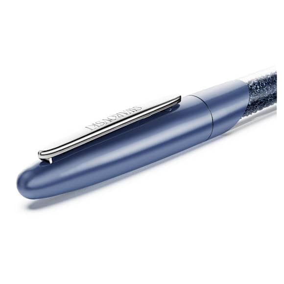 Crystalline Nova rollerball pen, Blue, Chrome plated - Swarovski, 5717138